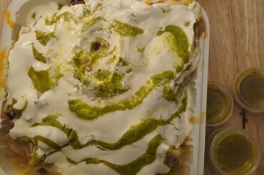 Carne asada super nachos