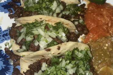 Steak tacos
