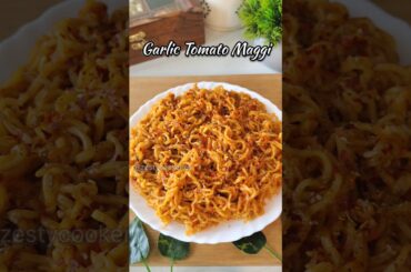 Spicy Garlic Tomato Maggi 🔥 #shorts #maggi #recipe #trending #viral #tomato #maggirecipe