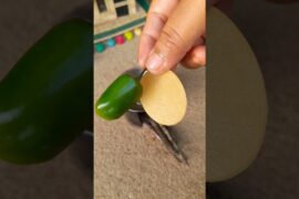 miniature chilli with panipuri 🌶️🥵#food #tinycolorfood #cooking #pleasesubscribe