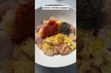 lemon chicken pepper recipe