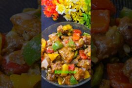 chilli chicken recipe 😋 #shorts #recipe #youtubeshorts #chillichicken #viral