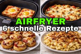 AIRFRYER REZEPTE: 6 schnelle und einfache Rezepte aus dem Airfryer!