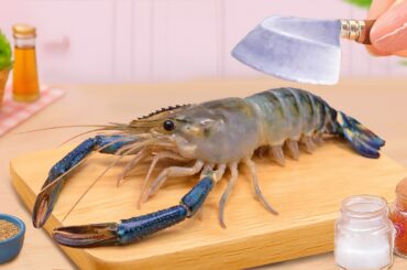 Yummy Spicy Garlic Chili Shrimp in Tomato Sauce Recipe 🦐 Cooking Mini Food | Petite Cooking