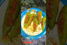 Bharli Mirchi Bhaji | Maharashtrian Style/मसालेदार भरलेली मिरची/Stuffed Green Chili Recipe