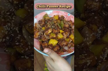 Chilli Paneer Recipe | Restaurant Style Chilli Paneer #paneer #shorts #trending #indian #desi #food