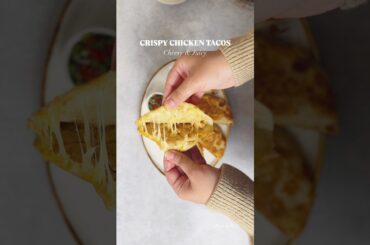 Crispy Chicken Tacos Recipe in Just 20 Minutes 🌮 #shortsfeed #shorts #foryou #trending #yt #ytshort