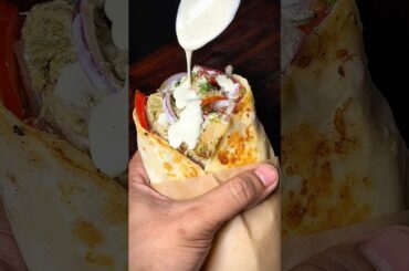 Chicken Afghani Wrap 🔥😱😋|| High protein and extremely delicious #recipe