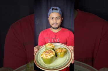 Egg Stuffed Capsicum 😋👌 #food #trending #cooking #recipe