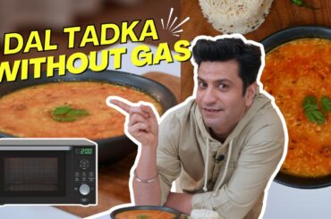 Dhaba Style Dal Tadka in Microwave | ढाबे जैसी दाल तड़का | Kunal Kapur Recipes