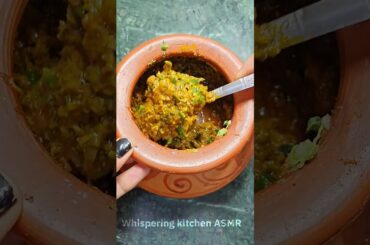 Aam Hari mirch Aur Adrak ka Kuta recipe #asmr #food #pickle #achar