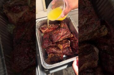 Classic Salt and Pepper Pork with a SWEET & STICKY finish! #bbq #grill #pork #ribs #glaze