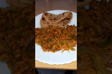 ShimlaMirch Dahi  ki Sabzi 🤤| Curd Capsicum Recipe😋| #shorts #cooking #tasty #recipe #capsicum #curd