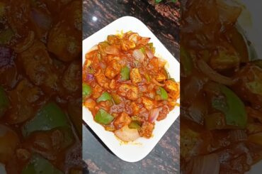 Street style Chilli Panner at home😋 #chillipaneer #food #recipe #shorts #viral