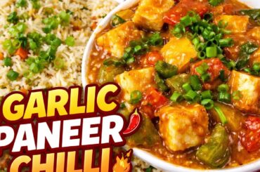 Crispy Garlic paneer chili Recipe | Restaurant Style Indo-Chinese