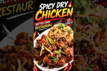 Chicken Dry Chili Recipe | Crispy Spicy Chili Chicken | Restaurant Style at Home