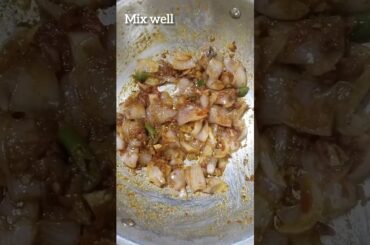 Chilli Chapathi..❤️|Leftover Chapathi Recipe |Quick Dinner Ideas#KidsLunch#food#recipe#viral shorts