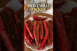 Rajasthani Laal Mirch ka achaar banane ki recipe | Red Chilli Pickle #recipe #shorts #pickle
