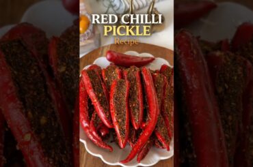 Rajasthani Laal Mirch ka achaar banane ki recipe | Red Chilli Pickle #recipe #shorts #pickle