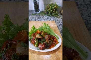 😋Tasty Chicken Keema Chilli Recipe😍|| #nepalifood #cooking #recipe #ytshorts #easyrecipe #ambucooks