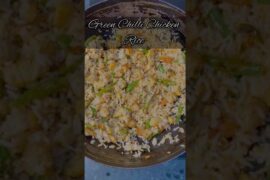 Spicy Green Chilli Fried Chicken Rice | Restaurant Style Chicken Fried Rice Recipe #chicken #rice