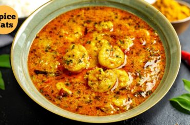 Prawns in Coconut Gravy | Pepper Shrimp In Coconut Milk | Shrimp Curry With Coconut Milk