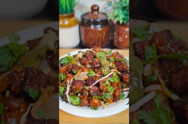 Soya Chilli Recipe | Soya manchurian recipe #shorts​ #soyabean​ ​ #viral​ ​ #cooking​ #shortsvideo​