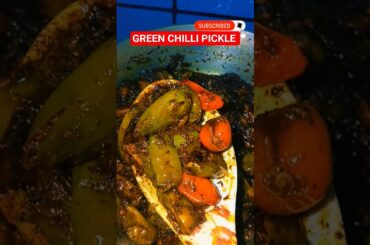 Green chilli pickle #homemade recipe #sopot #subscribe @#