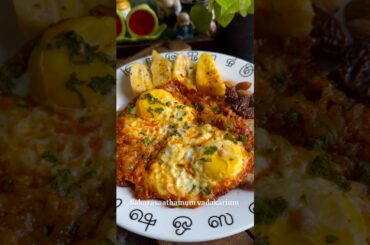 🍳😱5 Min Egg Breakfast🔥Quick Protein breakfast| Honey chilli oil omelette #egg #breakfast