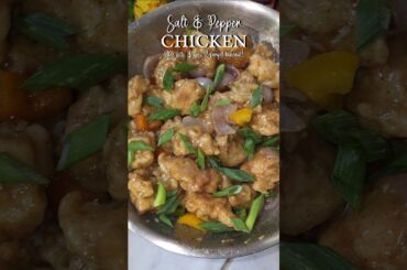 Salt & Pepper Chicken 🥵🍗 | Better Than Takeout!