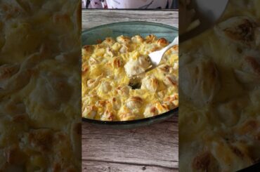 Baked Pelmeni Casserole