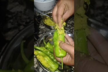 आलू की भरवा मिर्च|Aloo bharwa mirch| Potato stuffing chilli recipe| #bharwamirchi #aloo #chili