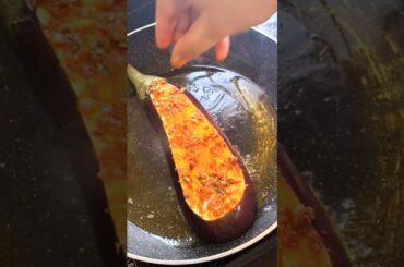 Crispy Chilli Garlic Baingan Fry✨️👌🏻 #yt #ytshorts #shorts #tranding #youtube #subscribe