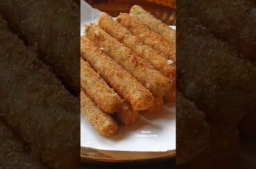 Crispy Cheesy Potato Sticks Recipe 😍 #shorts #trending #viralvideo