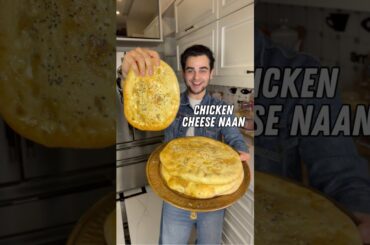 Chicken Cheese Naan! 😍 #Shorts