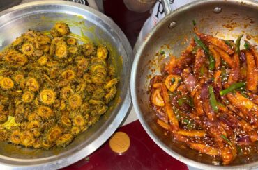 Karela Achar recipe and Chilly potato cafe style by Meal Palace | karela recipes