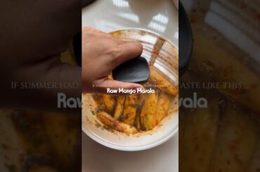 Raw Mango masala 🥭🧂#recipe #viral #trending #cooking #mrecipe #easyrecipe #foodlover #foodiedelight