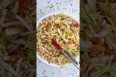 No-Mayo Vinegar Coleslaw That Cuts Through Everything