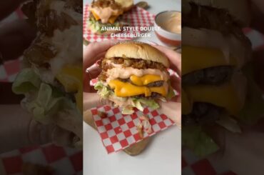 high protein animal style cheeseburger 🤤 #highprotein #easyrecipe #dinner #recipes