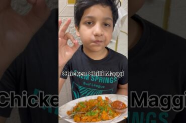 2 मिनट की Maggi का Level UP 🔥 Chicken Chilli Twist 😱#shorts #viral #shortsfeed #youtubeshorts