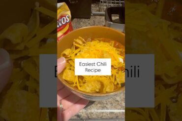 Easy Chili Recipe #easyrecipesformoms #easyrecipe #chili
