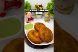 Bread Bomb Recipe 😋 #shortsfeed #recipe #food #cooking #breadrecipe #potatonuggets  #shorts