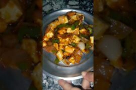 Dry chilli paneer recipe 🤤#food #mouthwatering #recipe #trending