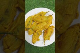 Mirchi Besan Bhajiya || Crispy Mirchi Pakoda Recipe #pakoda #bhajiya #cooking