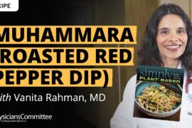 Muhammara Recipe (Roasted Red Pepper Dip) Oil-Free Vegan Appetizer, Simply Plant Based