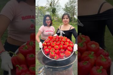 Cooking yummy deep fried bell pepper recipe