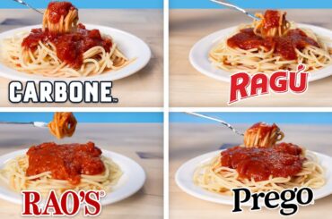 Pro Chefs Blind Taste Test Every Pasta Sauce | The Taste Panel | Epicurious