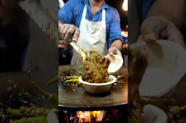 Chillies masala tawa fry #chilli #masala #tawafry #recipes #indianfoodstreet #trendingshorts #foodie