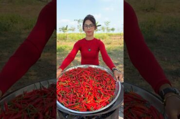 Cooking yummy deep fried chili recipe