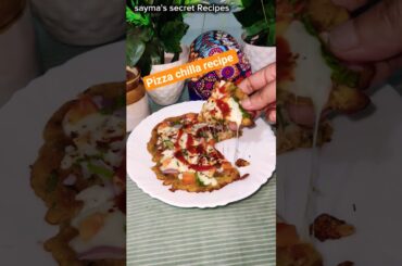 pizza chilla recipe 😋|| Besan chilli pizza🍕 recipe|| breakfast ideas|| cheesy chilla recipe